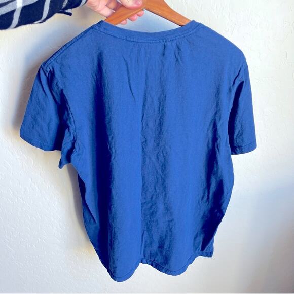 Ben Sherman Blue Union Jack Graphic Tee Shirt men unisex size large L - Picture 4 of 6